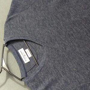 Mizzen+Main Sweater Men's XXL Trim Fit Blue Pullover Long Sleeve Made In America